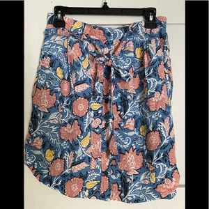 LOFT Floral Skirts. One is a Jacquard Material